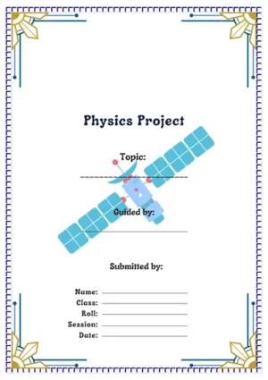 physics assignment front page design pdf