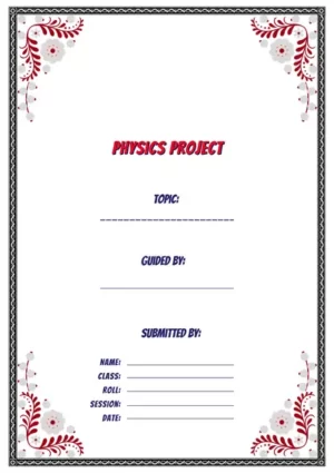 Physics Project Easy Main Page Design
